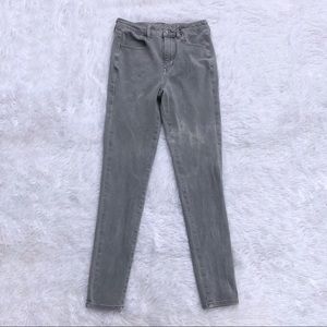 Gray Acid Wash American Eagle Jeans